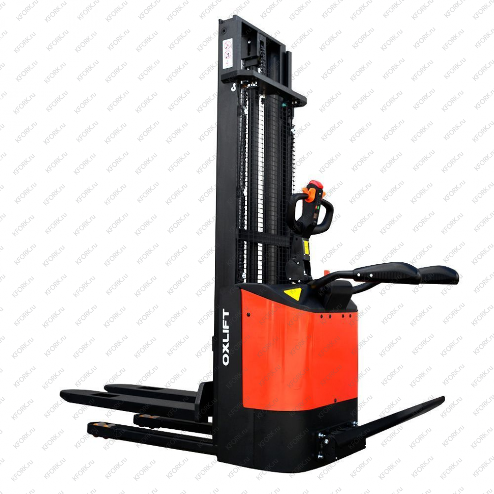 Самоходный Штабелер OXLIFT BX1526E 1500 кг 2600 мм с платформой для оператора