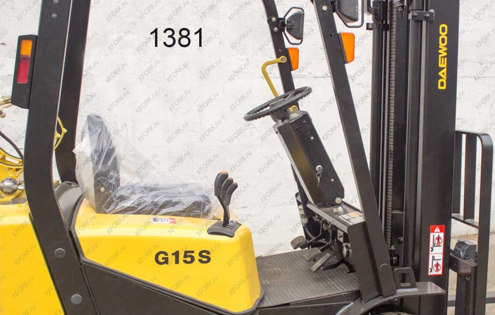 Газ-Бензиновый автопогрузчик Daewoo G15S-2 1381 Б/У