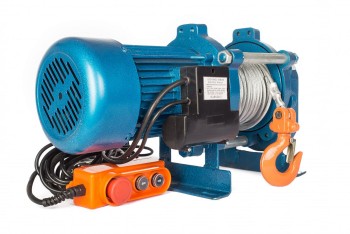 Лебедка электрическая 500/1000 кг 100/50 м с канатом 380 В TOR KCD