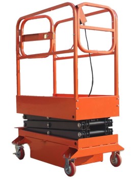 Подъемник ножничный передвижной полуэлектрический 450 кг 8 м TOR GTJY (автономный)