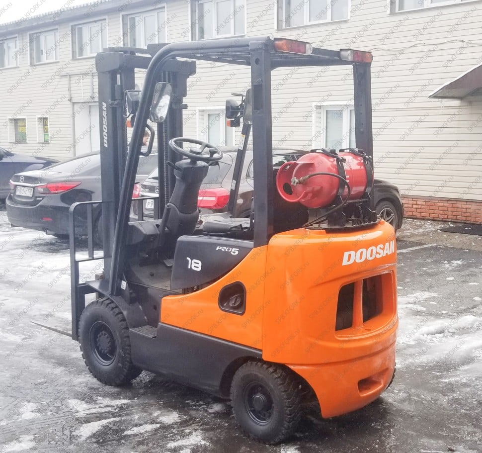 Газ-Бензиновый автопогрузчик DOOSAN G18S-5 K00133 Б/У. Цены на б/у технику  в Санкт-Петербурге